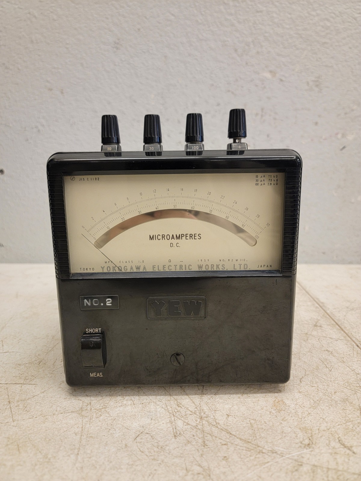 Yokogawa DC Microamperes JisC1102
