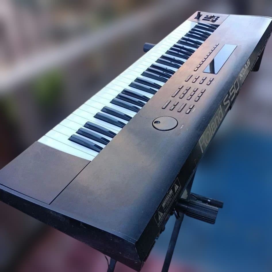 Roland S-50 Digital Sampling Keyboard from japan JUNK for Parts only Rare O66