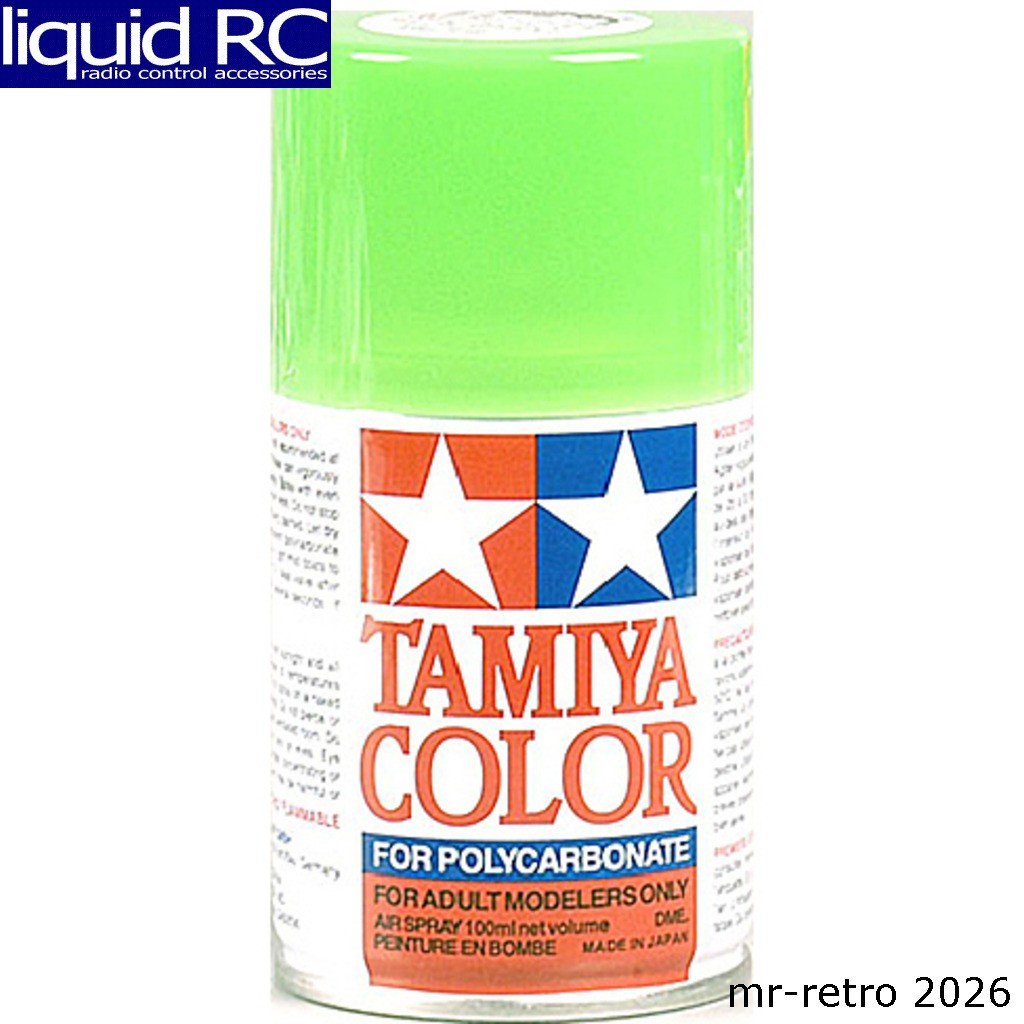 Tamiya USA TAM86028 PS-28 Fluorescent Green Spray 100 ml