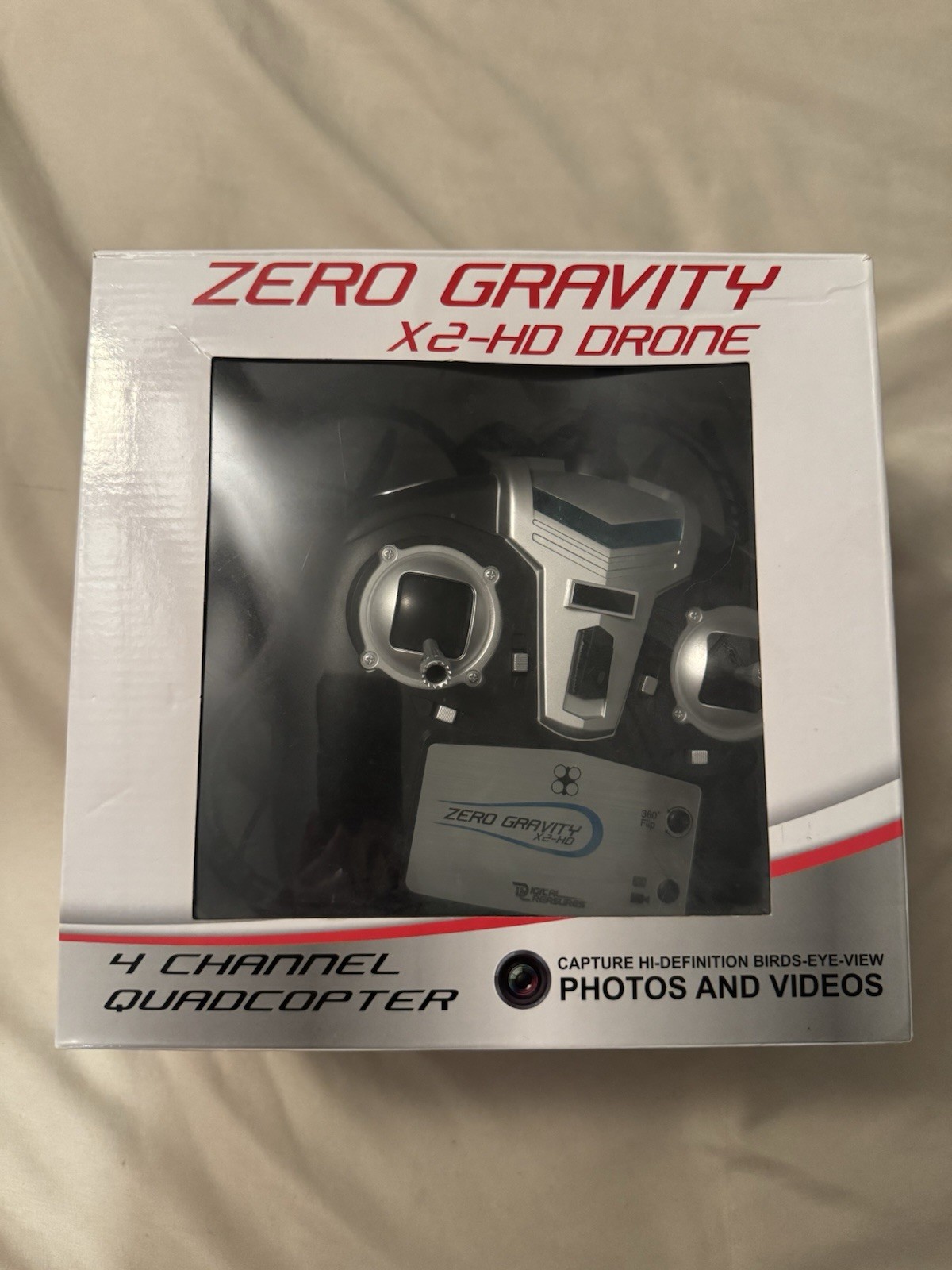 Drone Zero Gravity X2-HD Quadcopter HD Camera 360 Flips 4CH 70356