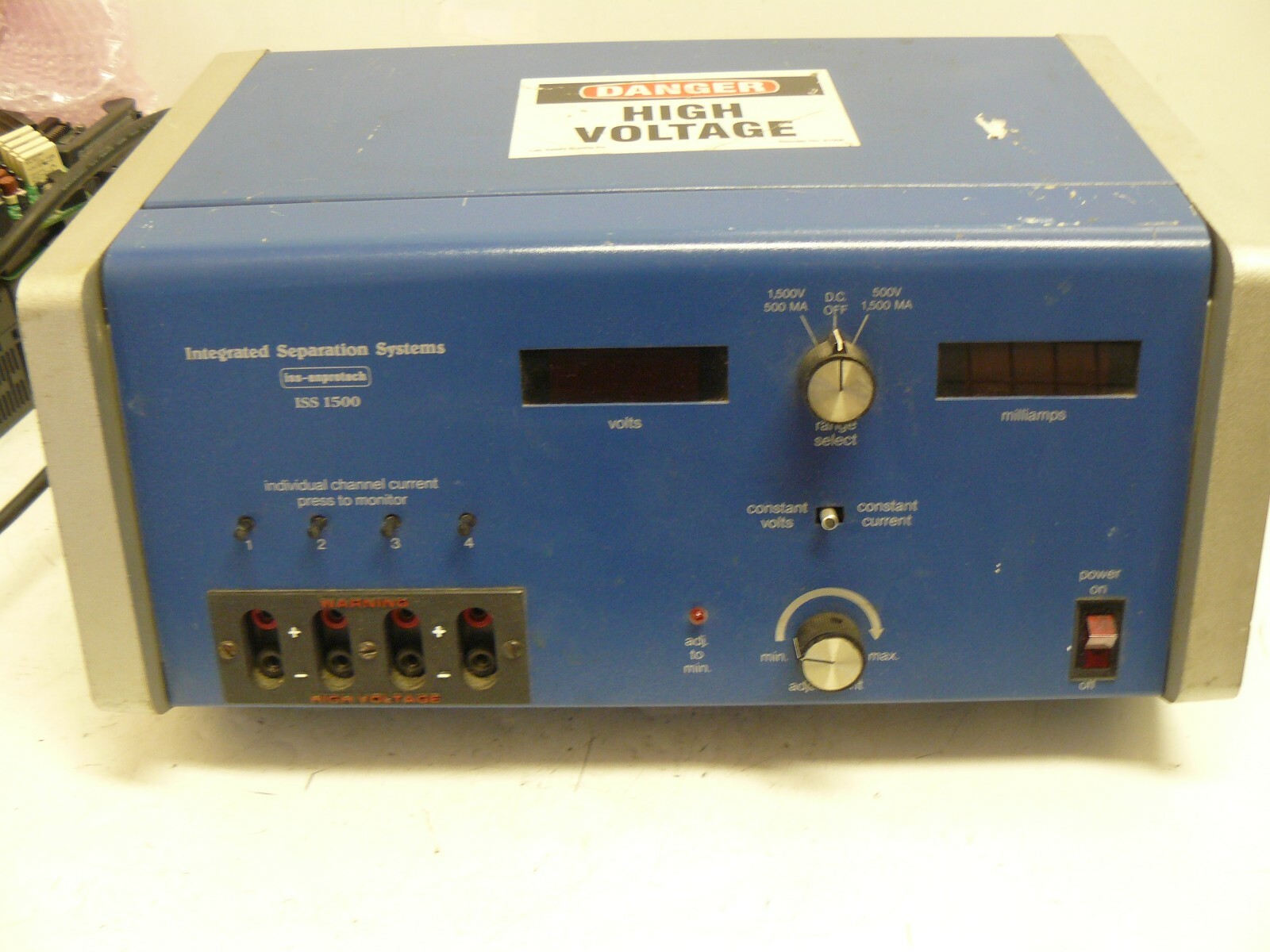 INTEGRATED SEPARATION SYSTEMS ISS 1500 ELECTROPHORESIS POWER SUPPLY ENPROTECH