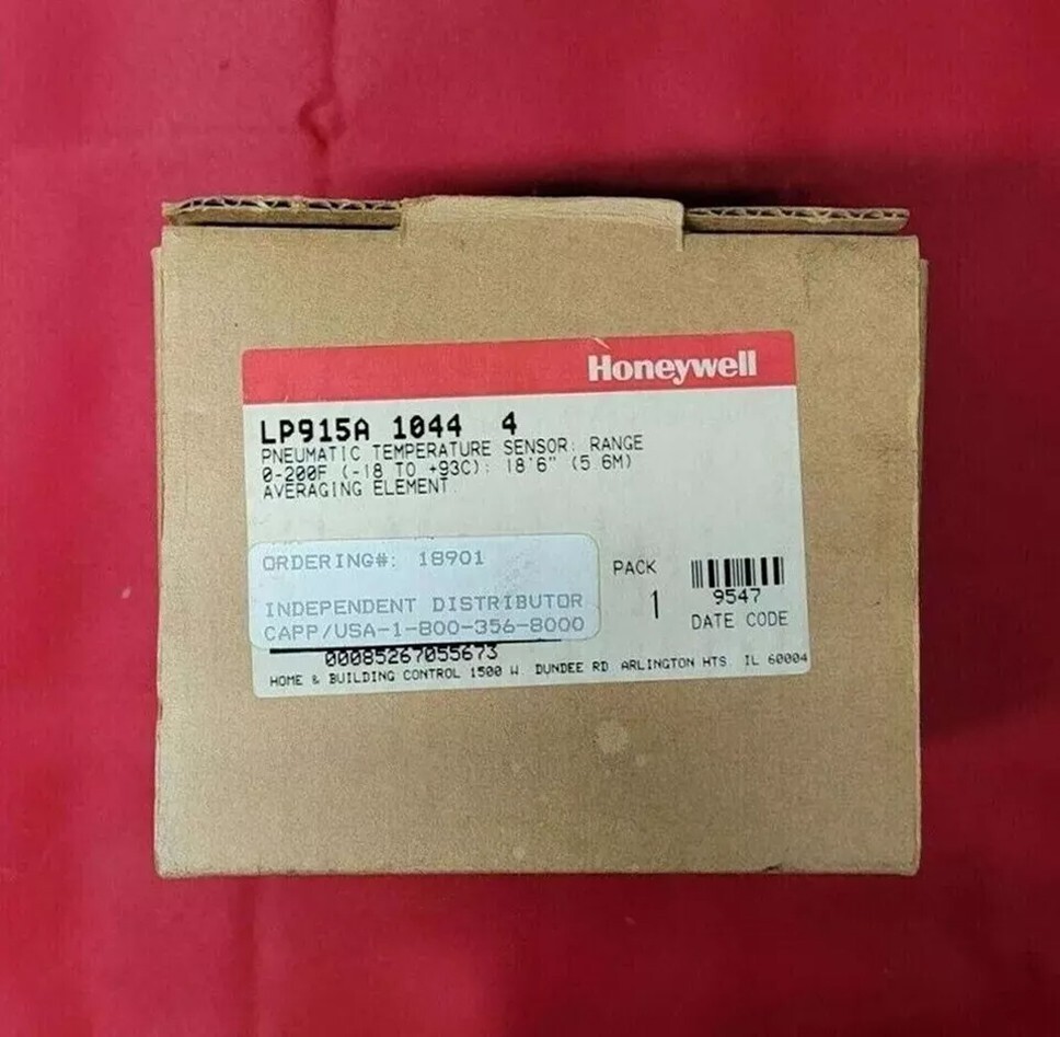 Honeywell Pneumatic Temperature Sensor LP915A-1044-4 - 0 to 200F - NEW in Box