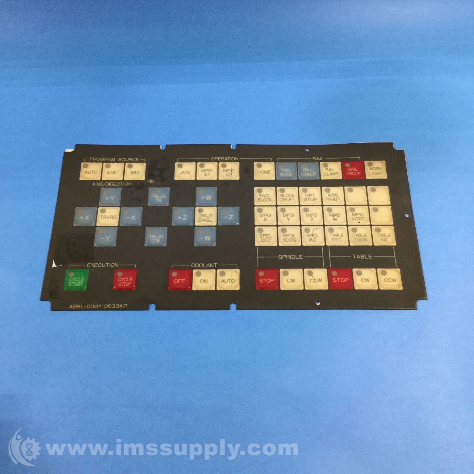 Fanuc A98L-0001-0633#P Keys USIP