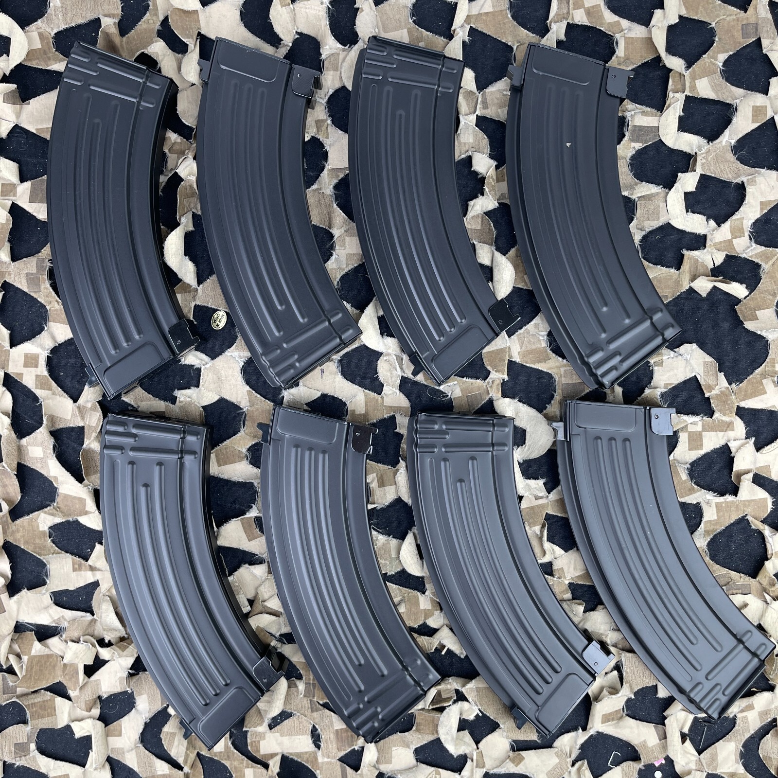 NEW Box Set Of 8 - Echo 1 AK47 Dogs of War Mid Cap Magazines - 130 Round