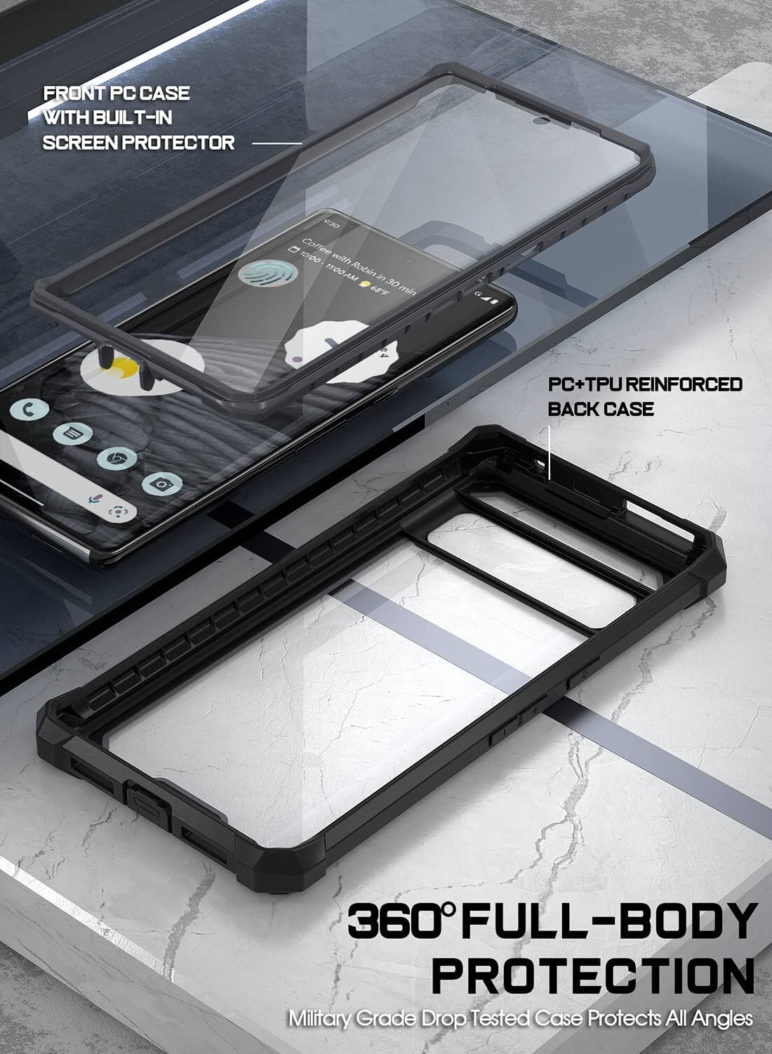 For Google Pixel 7A 7 / 7 Pro Case Shockproof Rugged Hybrid Back Protector Cover