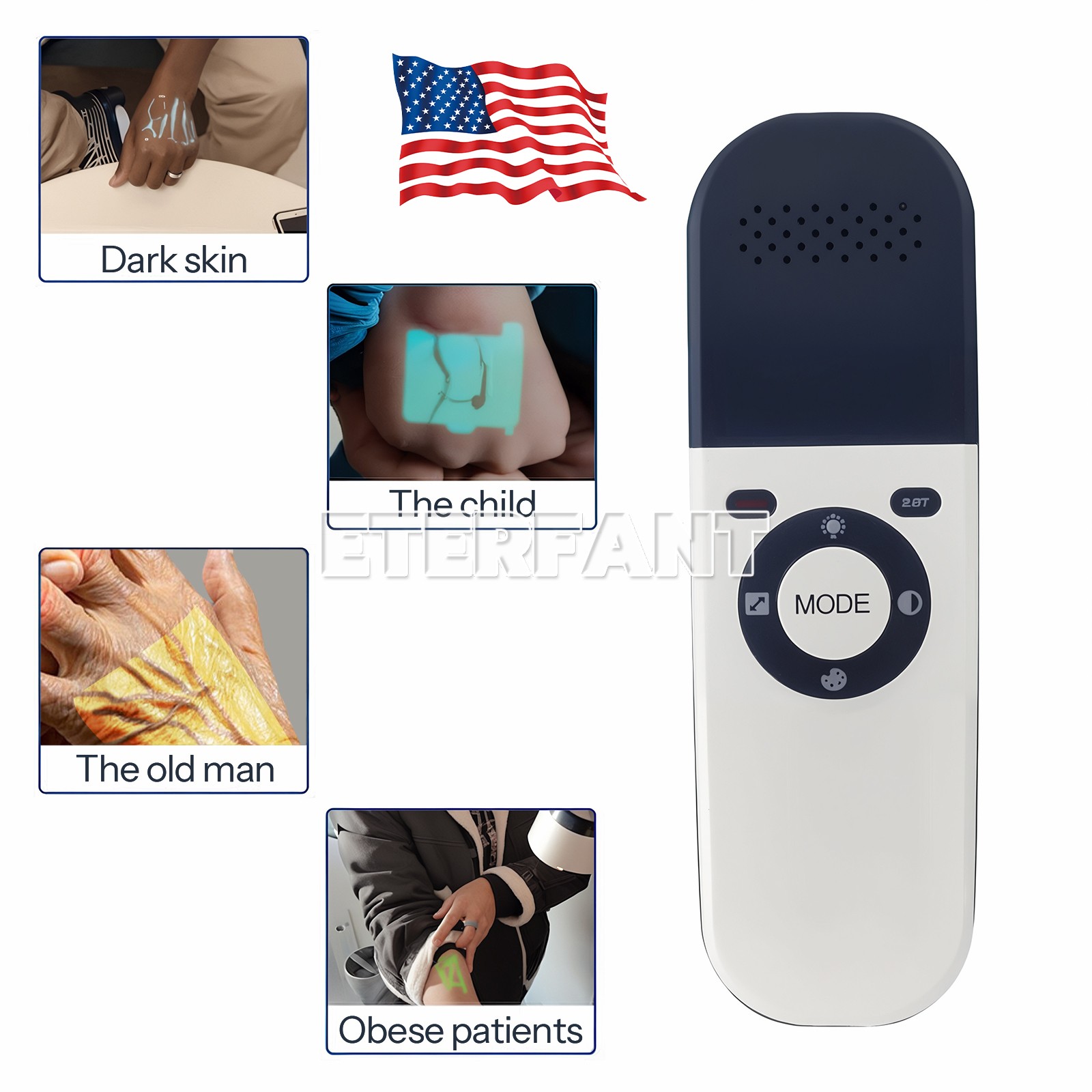 Handheld Medical Nursing Vein Finder Portable Blood Vessel Searching Machine