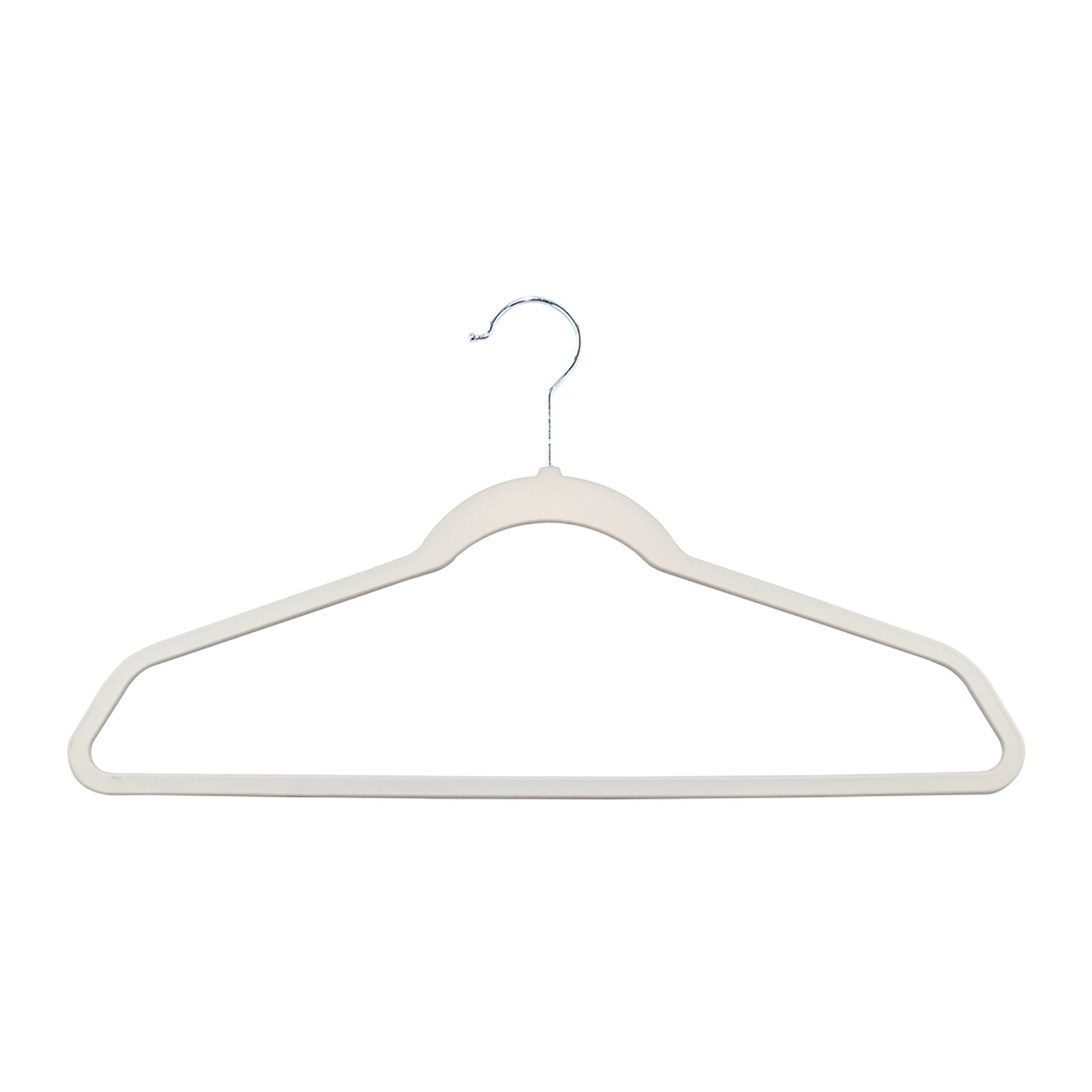 (2 pack) Better Homes & Gardens Non-Slip Rubberized Hangers – 10-Pack, Beige
