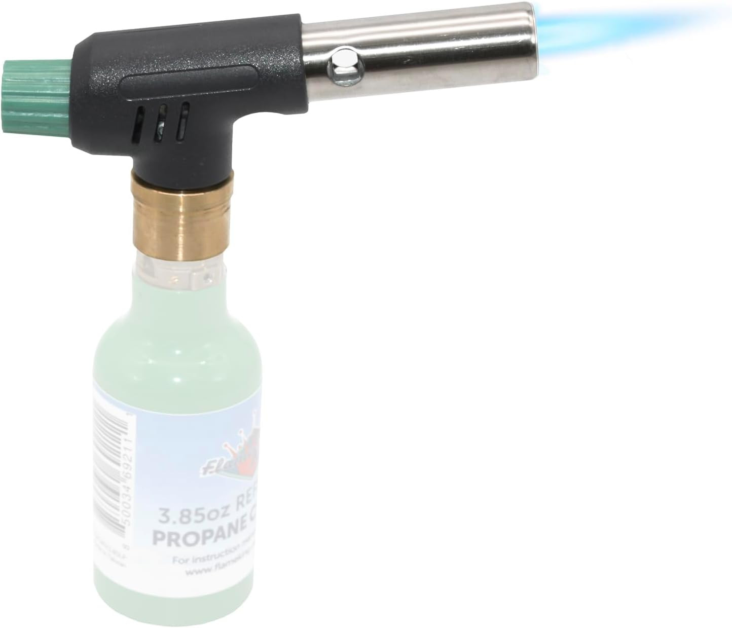 FK-PV777CGA Mini Propane Blow Torch Head 10,000 BTU for Kitchen, Soldering, Sear