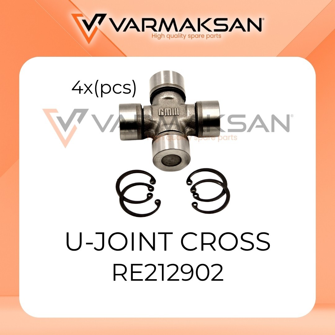 NEW JOHN DEERE RE212902 U-JOINT CROSS PACK OF 4 / RE212902 SPIDER KIT - 4x(pcs)