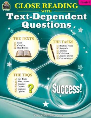 Close Reading Using Text-Dependent Questions Grade 6 - Paperback - GOOD