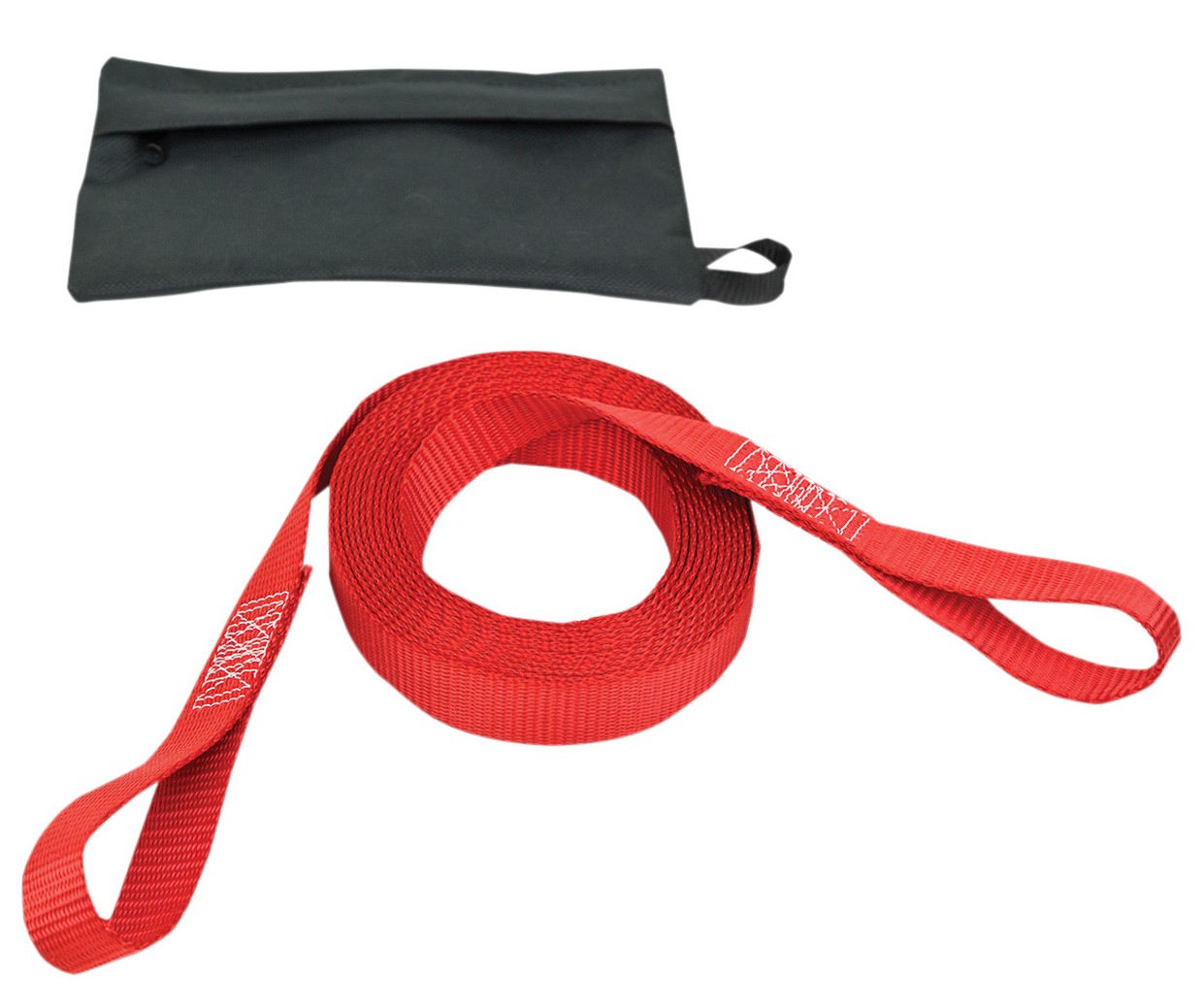 Powertye Tow Strap with Pouch Red (41151-P)