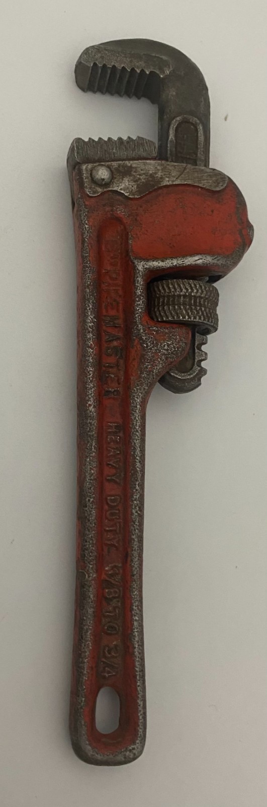 Vintage Pipemaster 6 " Pipe Wrench - The Erie Tool Works - Heavy Duty - USA