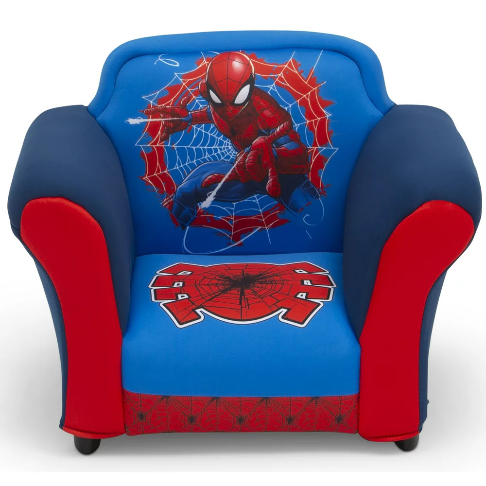 Spider-Man Chair Upholstered Kids Marvel Club Sofa Armchair Furniture Toddler