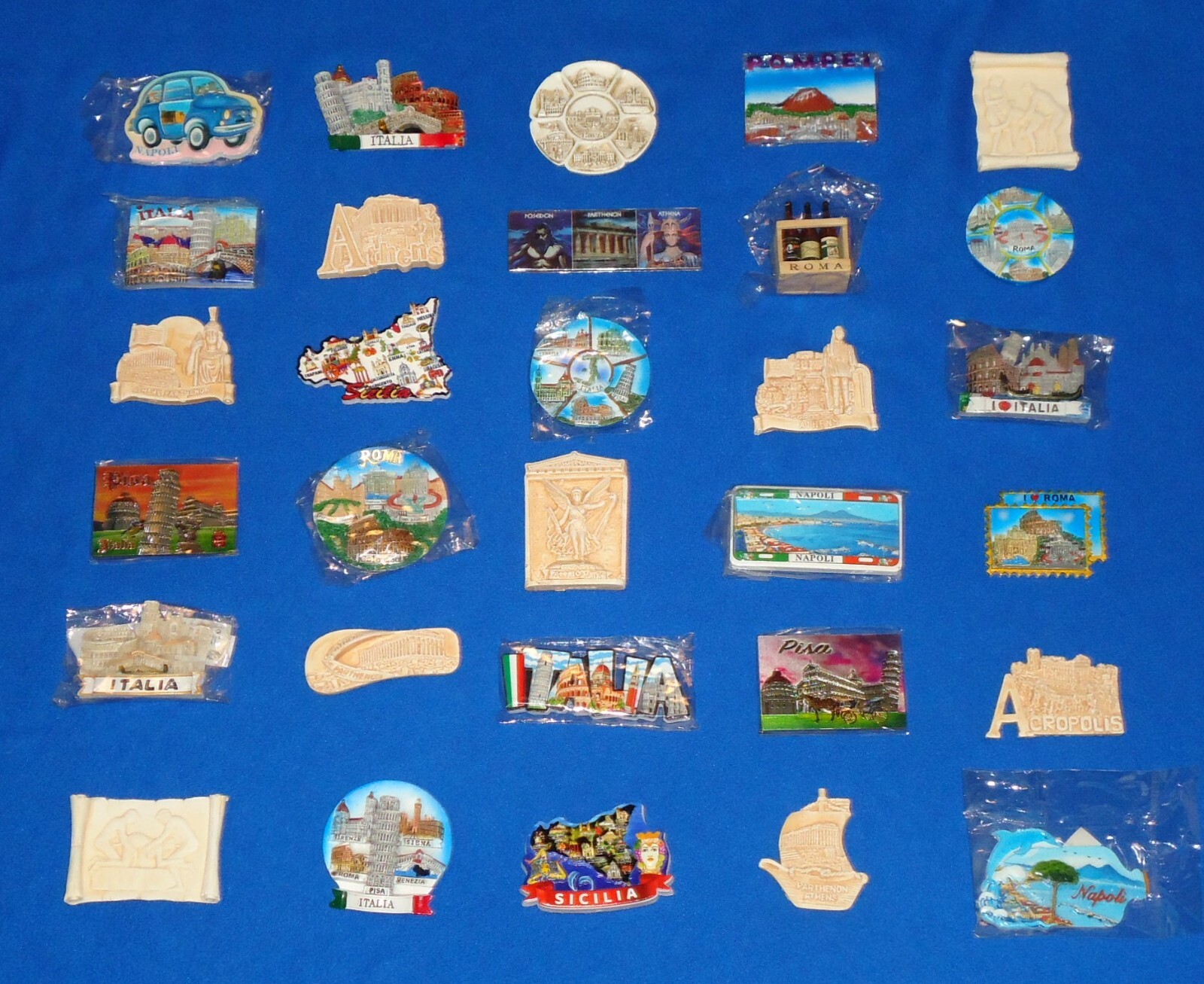 BRAND NEW AUSTRALIA ITALY GREECE NETHERLANDS ROME PISA ATHENS MAGNET COLLECTIBLE