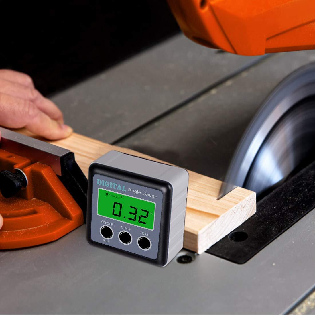 Digital Angle Gauge Angle Finder Magnetic Digital Level Protractor Table Saw Acc