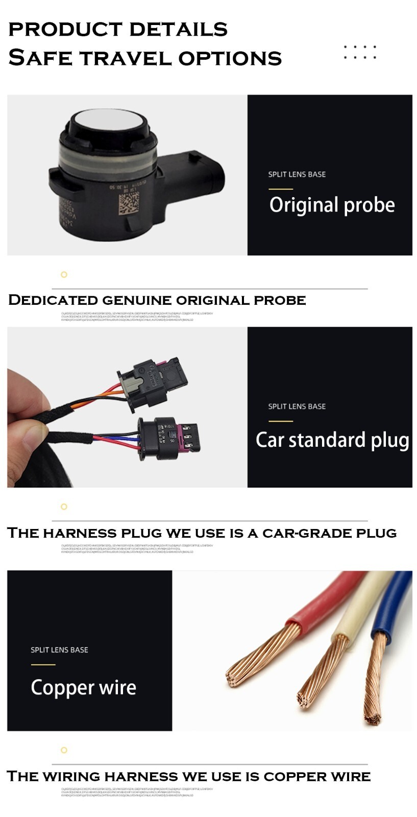 Car Parking Sensor Radar Buzzer For Mitsubishi Outlander Eclipse Cross 2013~2024