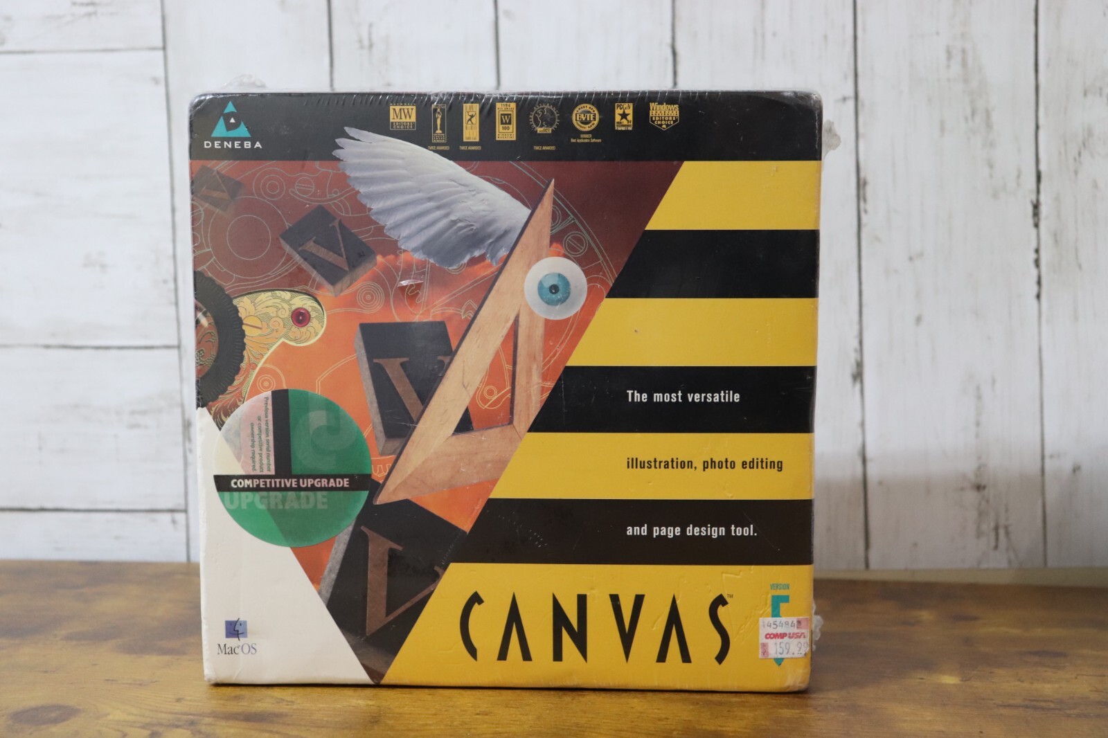 DENEBA Canvas Draw 5.0 Mac OS Image Design Illustration POWER PC NEW SEALED