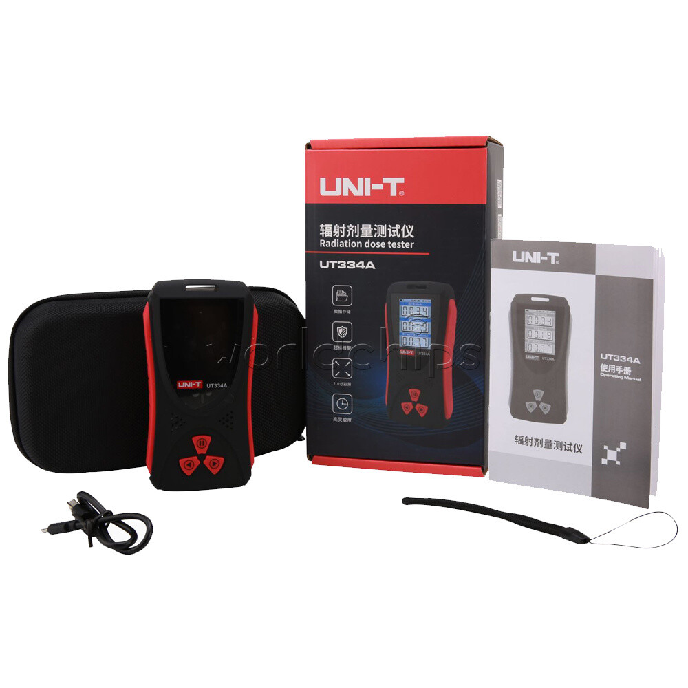 UNI-T UT334A Geiger Counter Electromagnetic Radiation Detector Xβγ-ray Detection