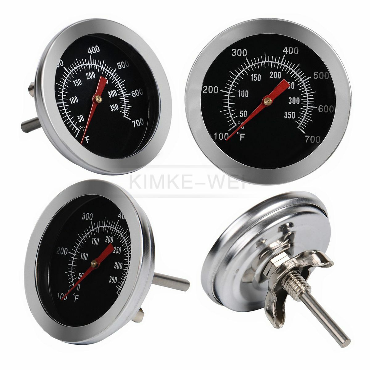 2" BBQ Pit Smoker/Grill Thermometer Temp Gauge 50°C - 350°C