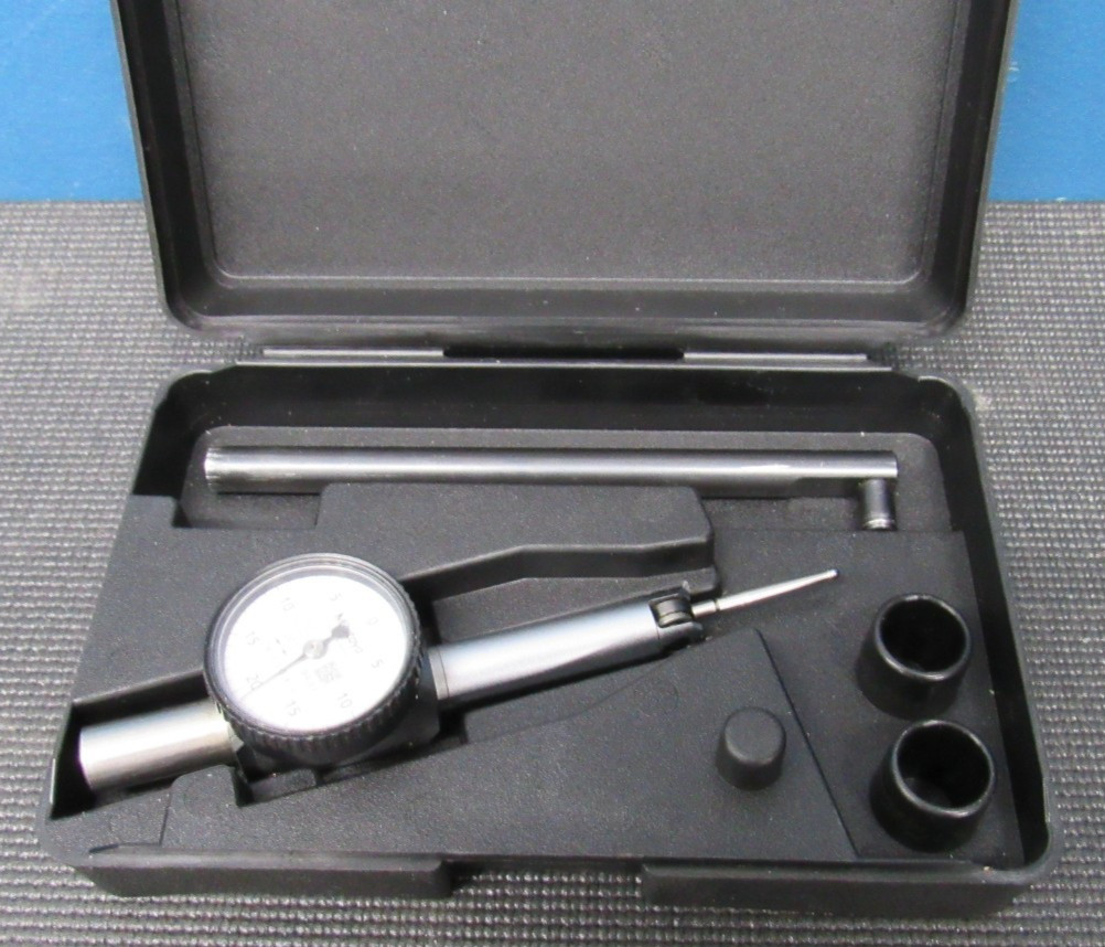 Mitutoyo 513-518-10E Dial Test Indicator w/ Case Incomplete Set