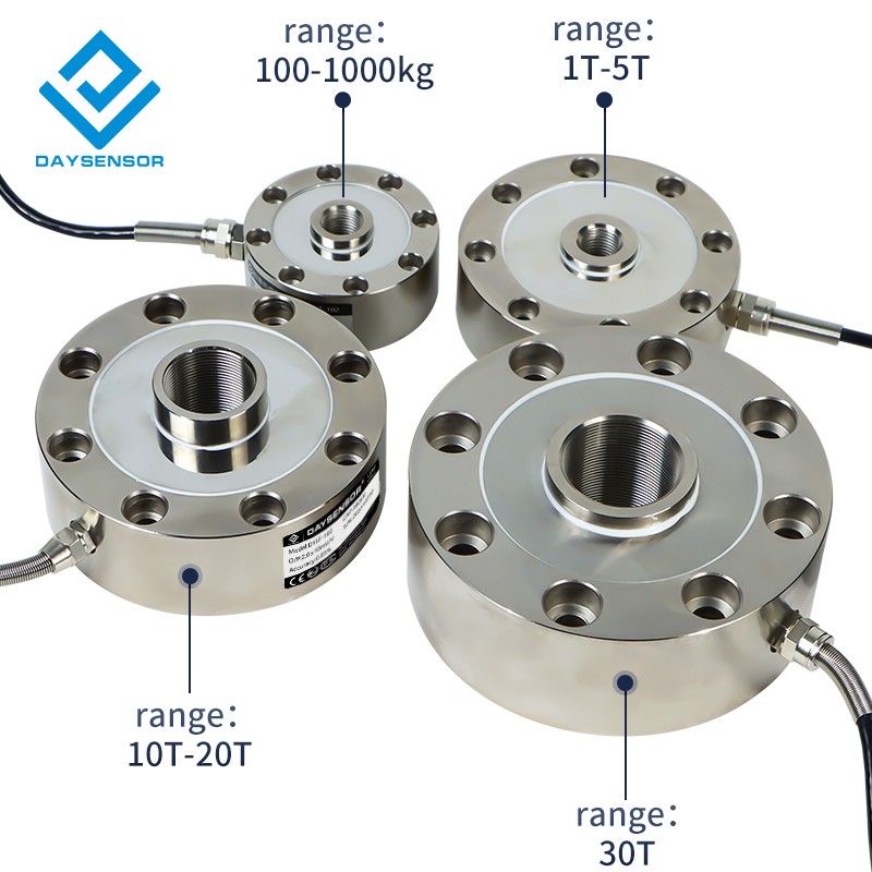 DAYSENSOR Spoke Type Load Cell Sensors Scale Weigh Force Capacity 50KG - 500T