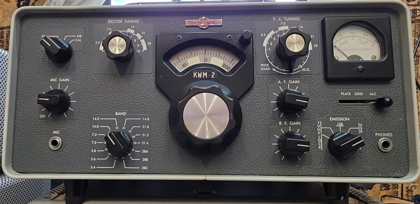 Collins KWM-2 Transceiver; Excellent Cosmetically; Untested; AS-IS; Tech Special