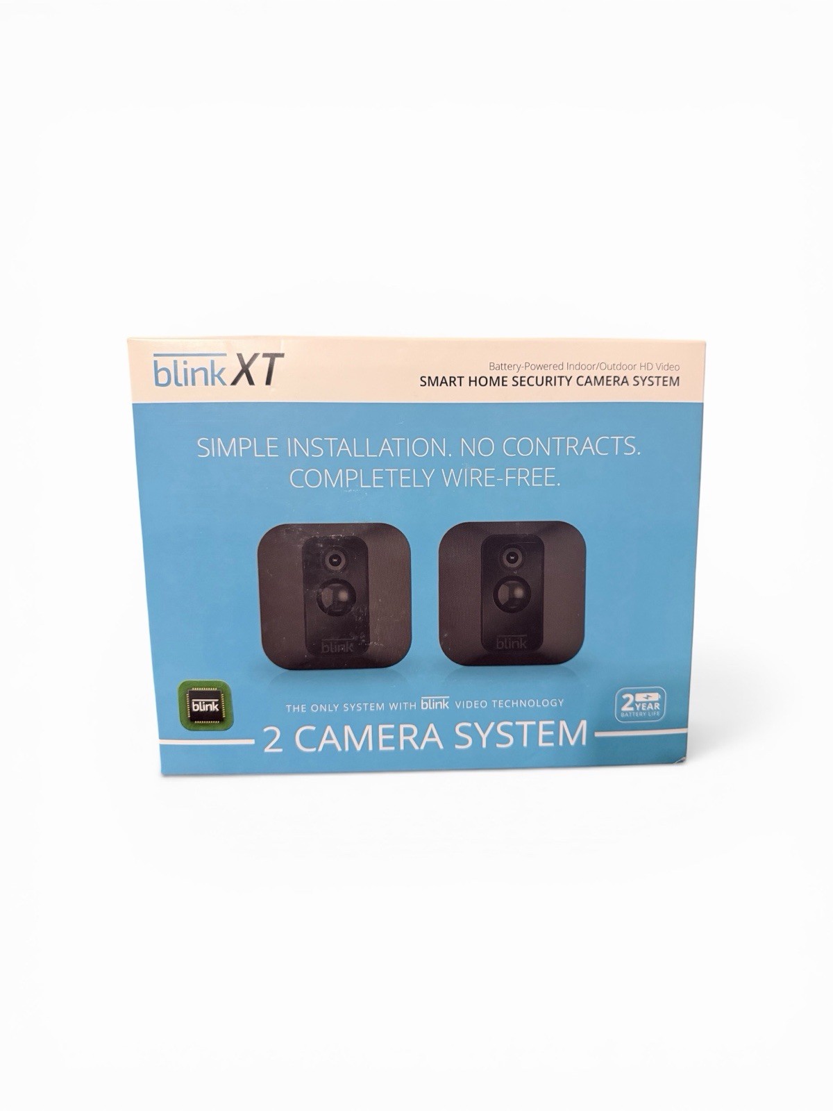 Blink XT Home Security Camera System with Motion Detection, Wall Mount, 2 Camera