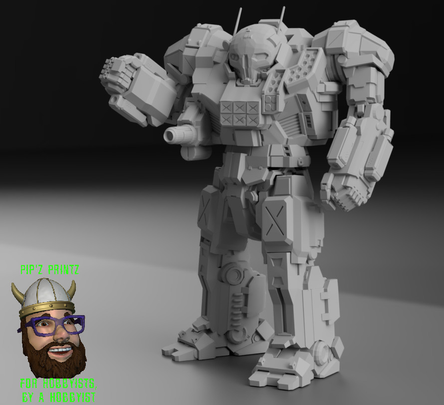 AS7-D Atlas "Danielle" Alternate Mech Model For Battletech 6mm-10mm-15mm