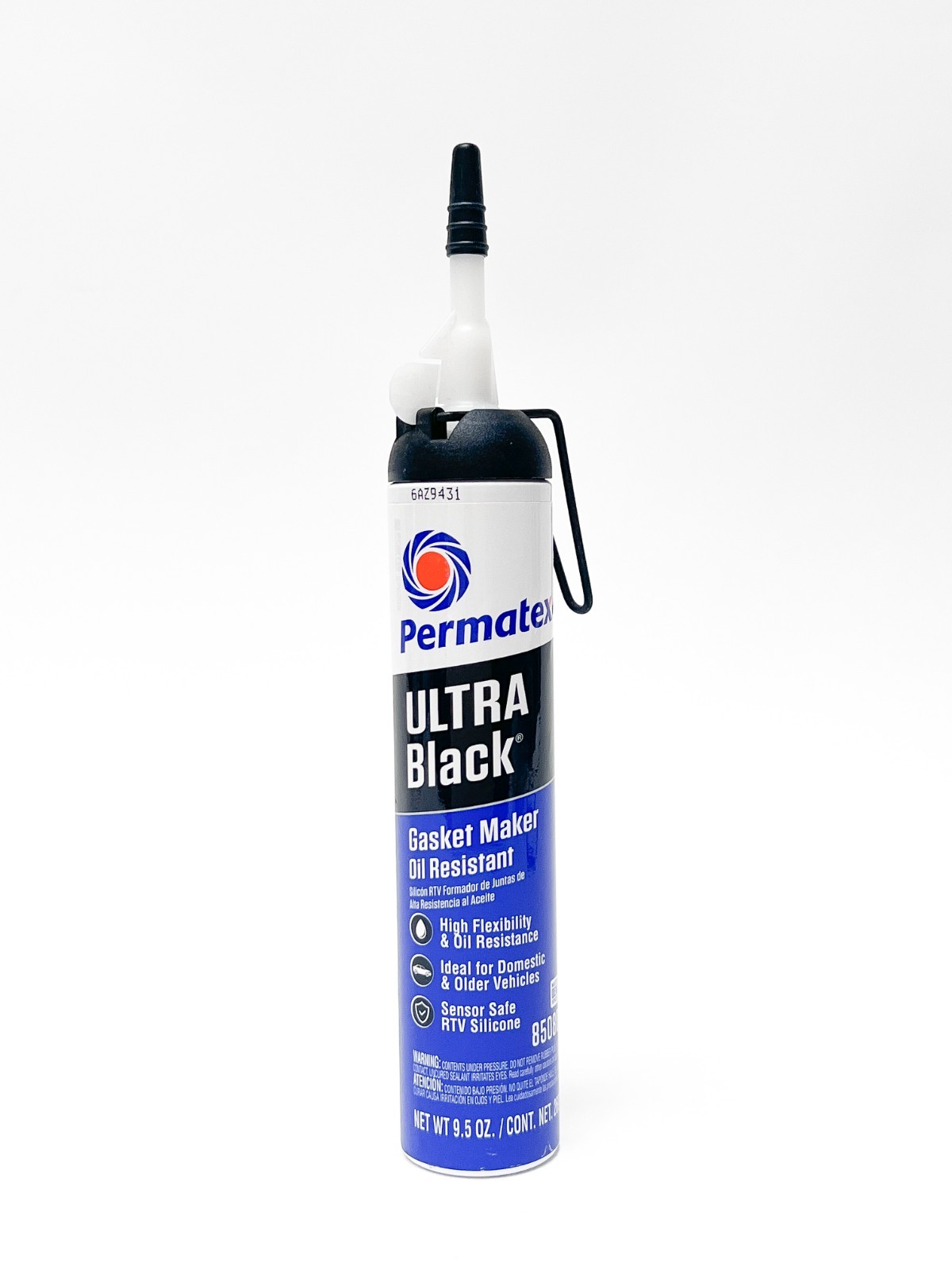 Permatex Ultra Black RTV Silicone Gasket Maker 85080 9.5oz Oil Resistant
