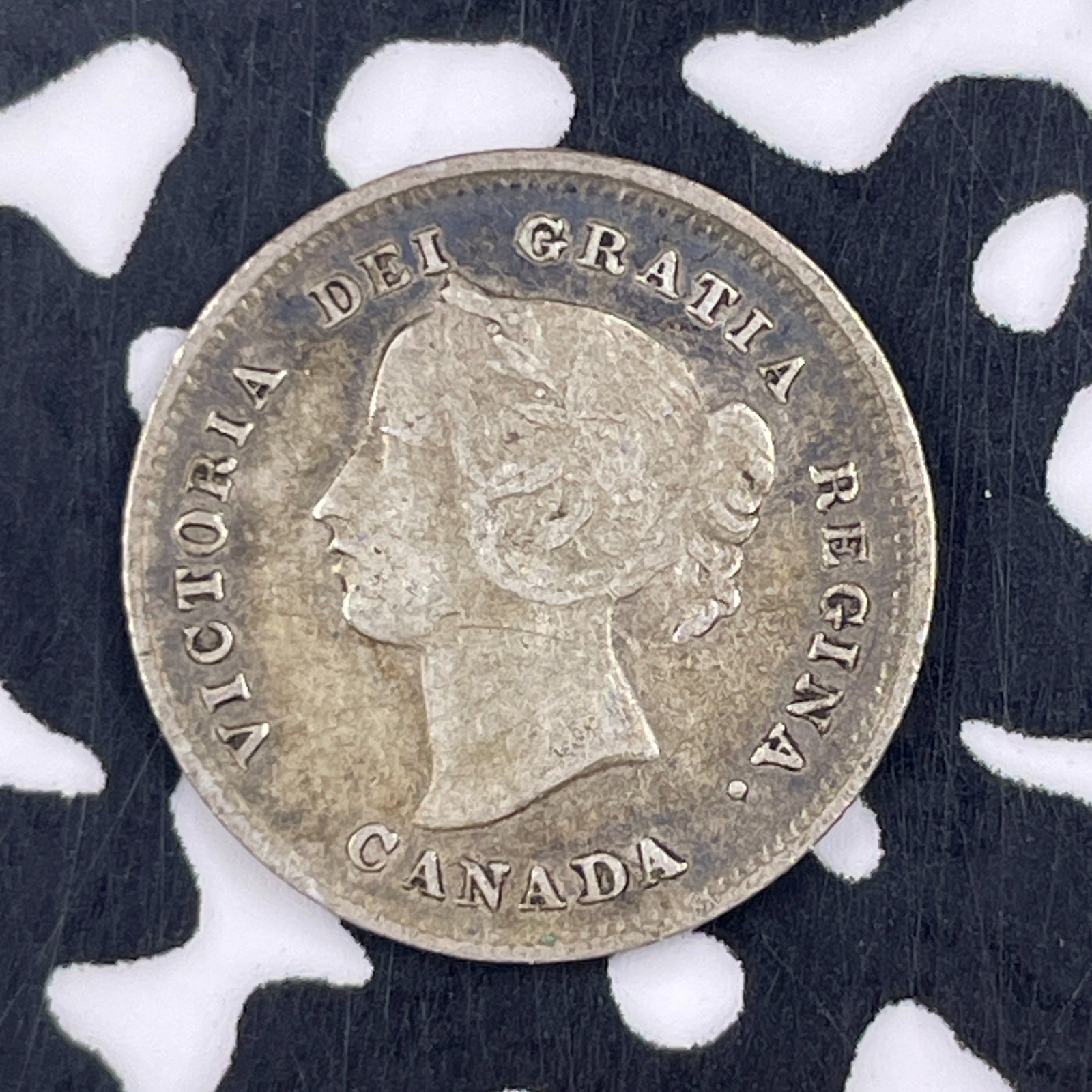 1896 Canada 5 Cents Lot#F5028 Silver!