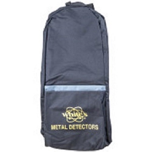Whites Deluxe Black Backpack Case fits most Whites Metal Detectors 601-1254