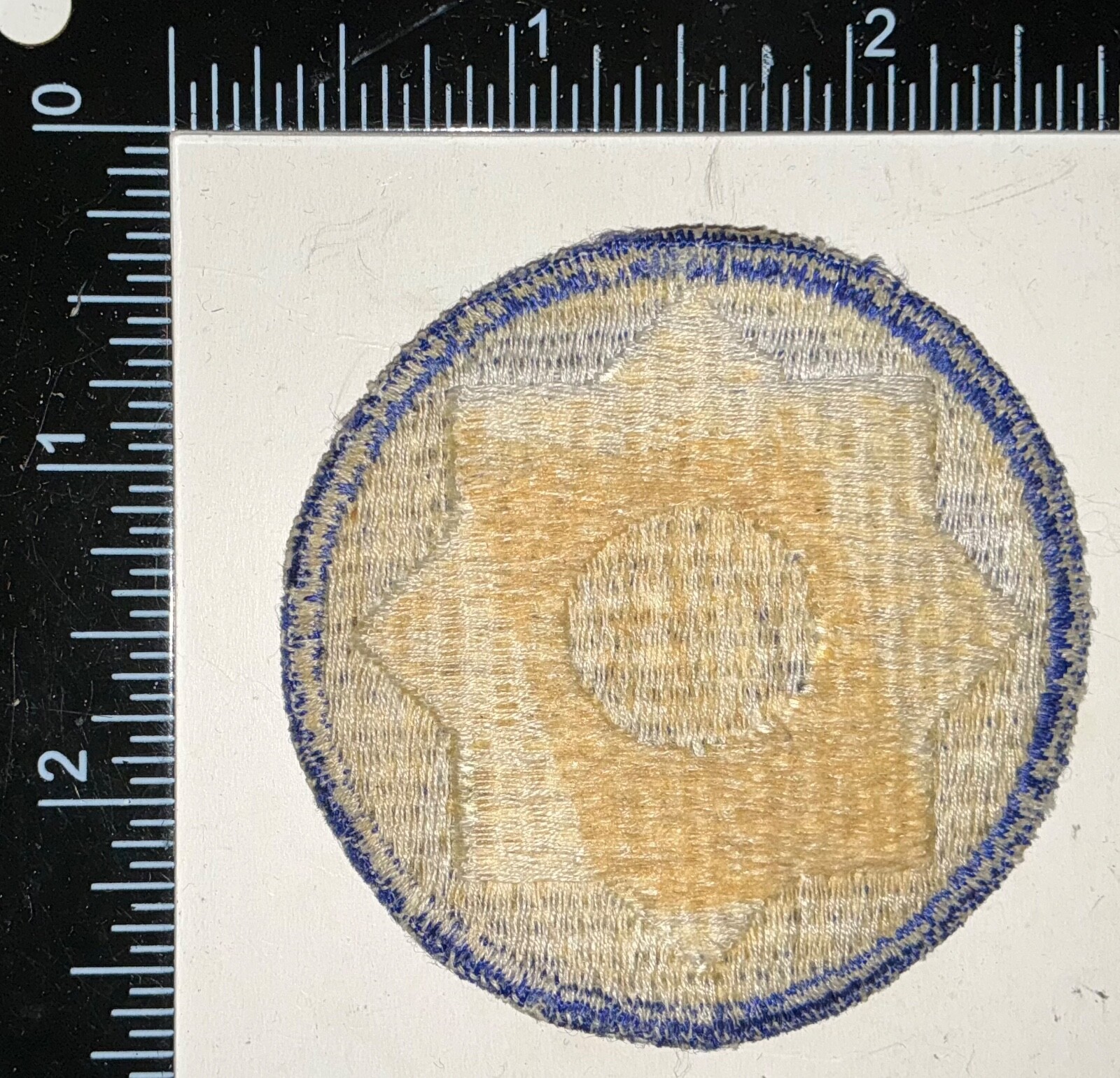 WWII US Army 8th Service Command GEMSCO ROW WEAVE Patch