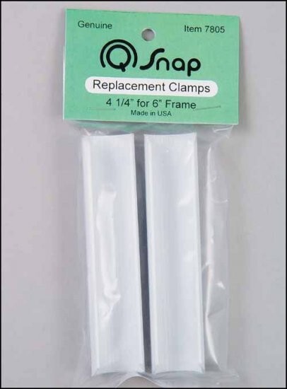 Q-Snaps Replacement Clamps. 4 1/4" Clamps pair for 6" Frame