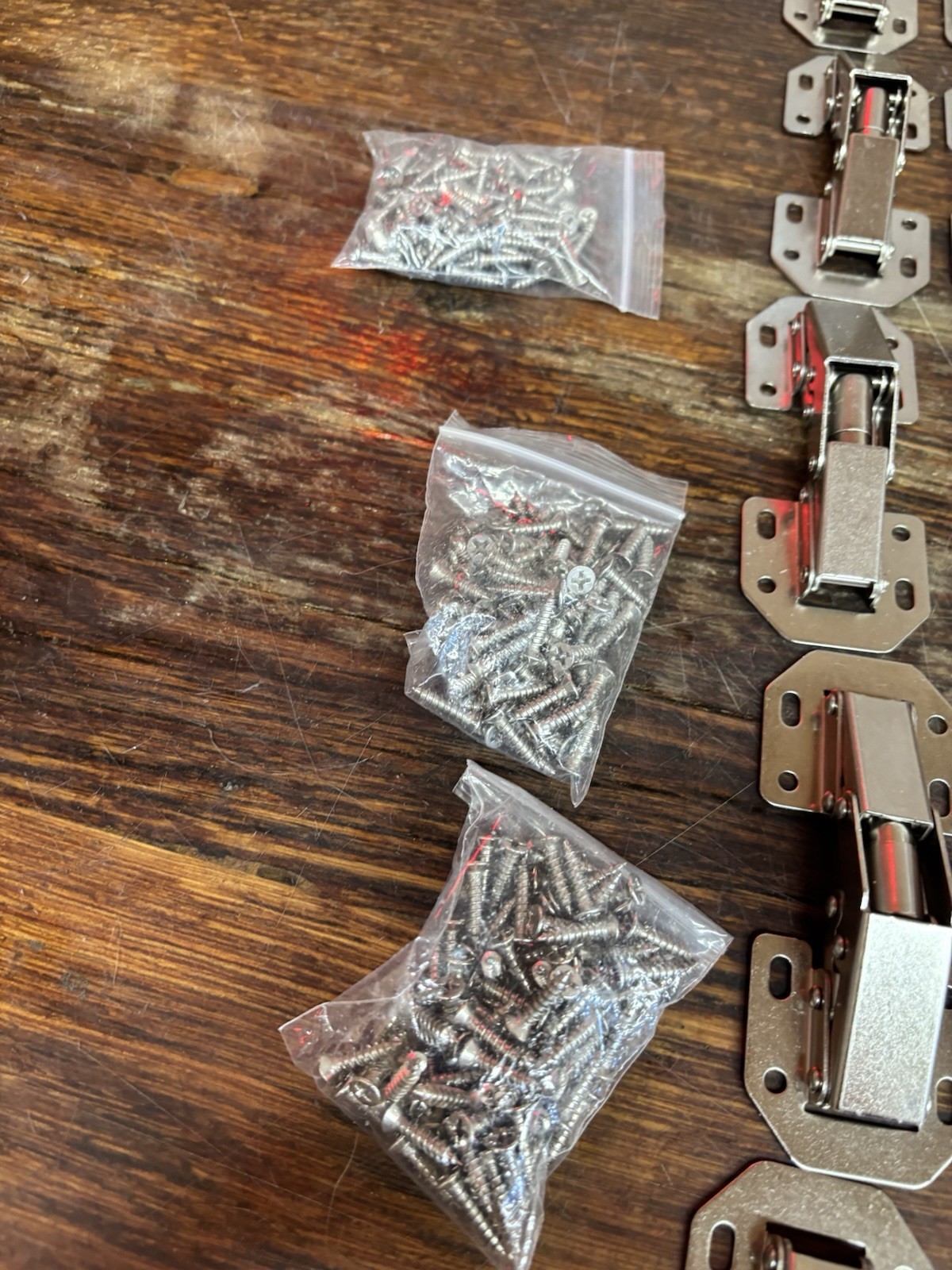 LOT OF 24 90 Degree Door Panels Hinges Durable Spring Angle Hinges