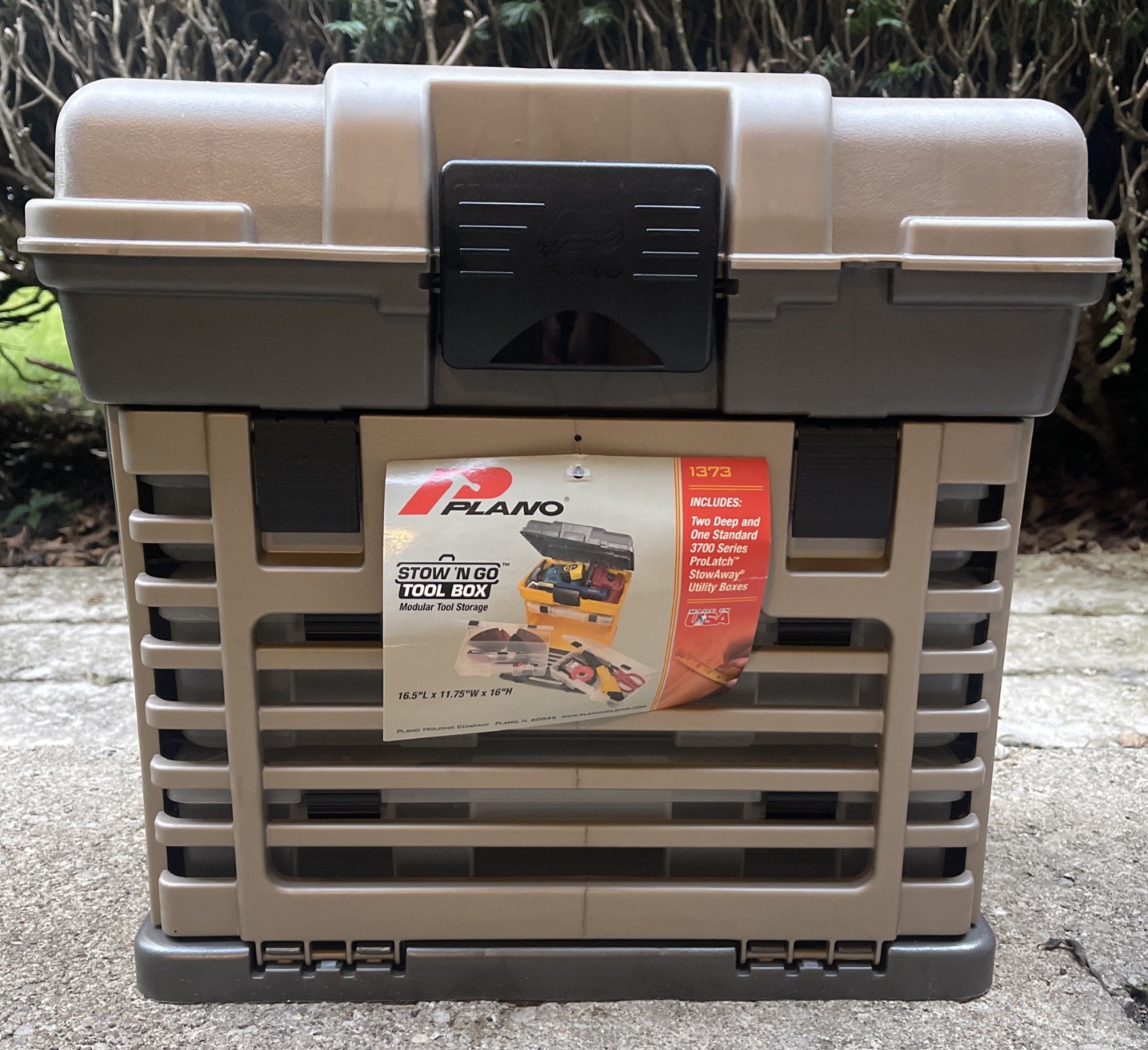Plano Stow N Go 1373 Tool Box Fishing Craft Organizer Case 3 Pull Out BRAND NEW