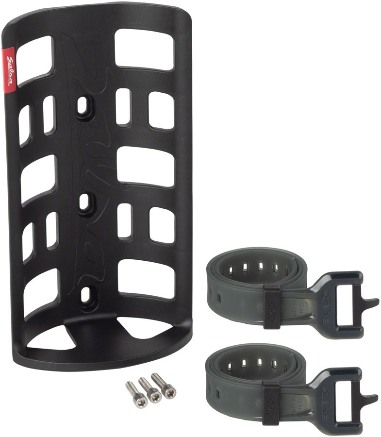 Salsa Cycling EXP Series Anything Cage HD with EXP Rubber Straps Black