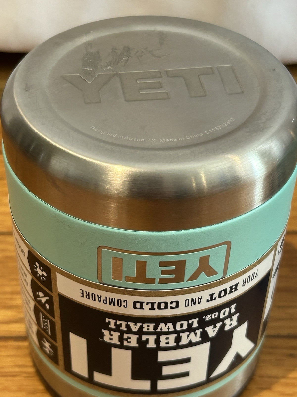 NWT Yeti 10 oz Lowball Rambler in Teal