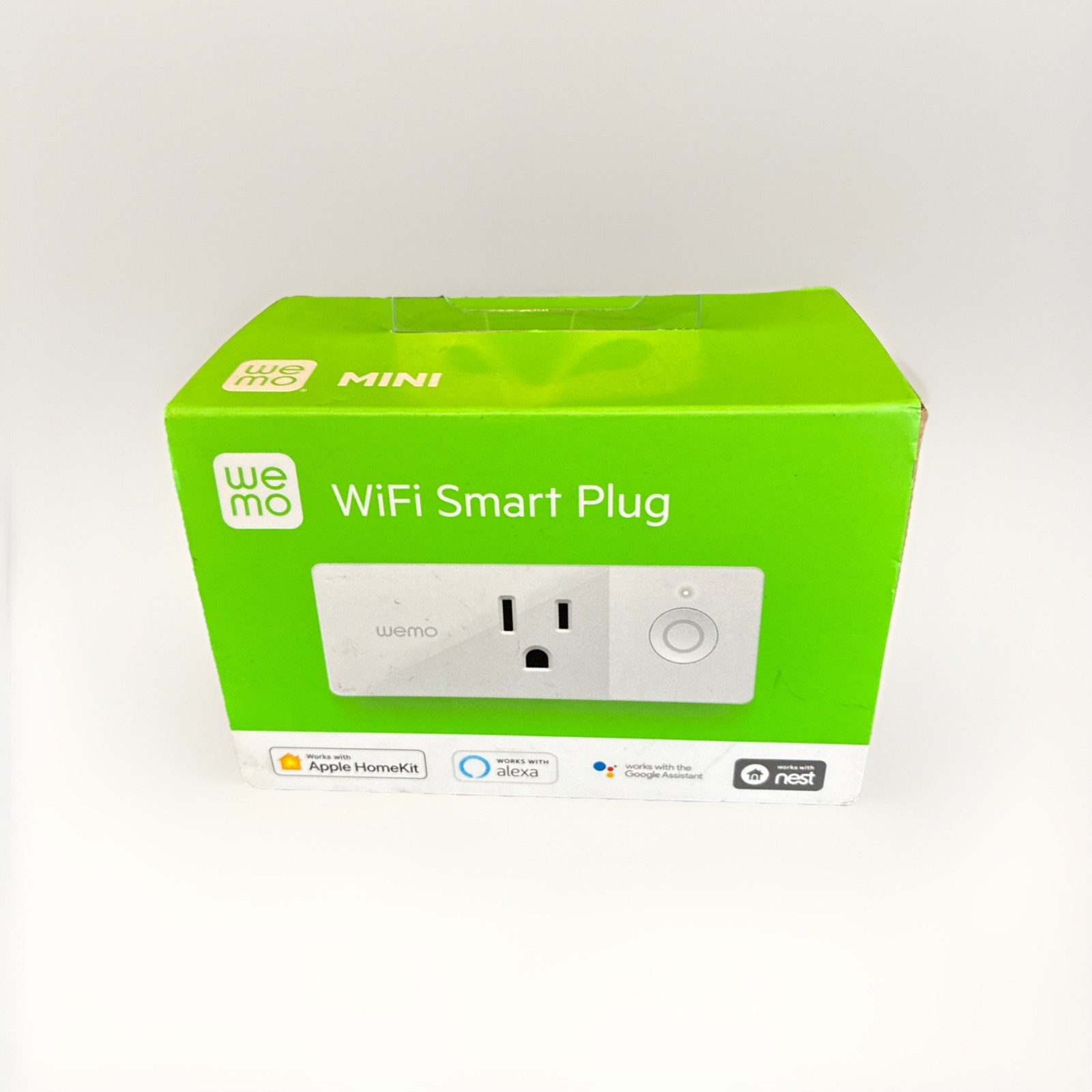 WeMo WiFi Enabled Mini Smart Plug - White (F7C063)