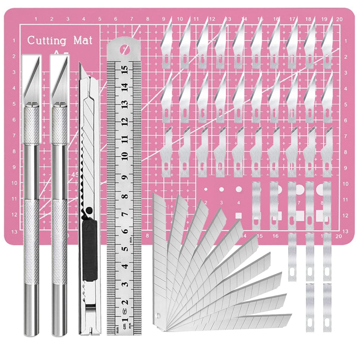 Exacto Knife Precision Carving Craft Hobby Knife Kit with 40 PCS Exacto Blade...