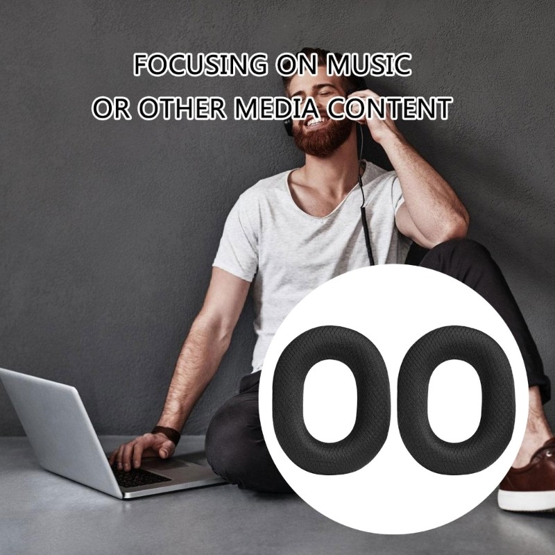 Replacement Earpads Sponge Ear Pad Comfortable Earmuff for V3P