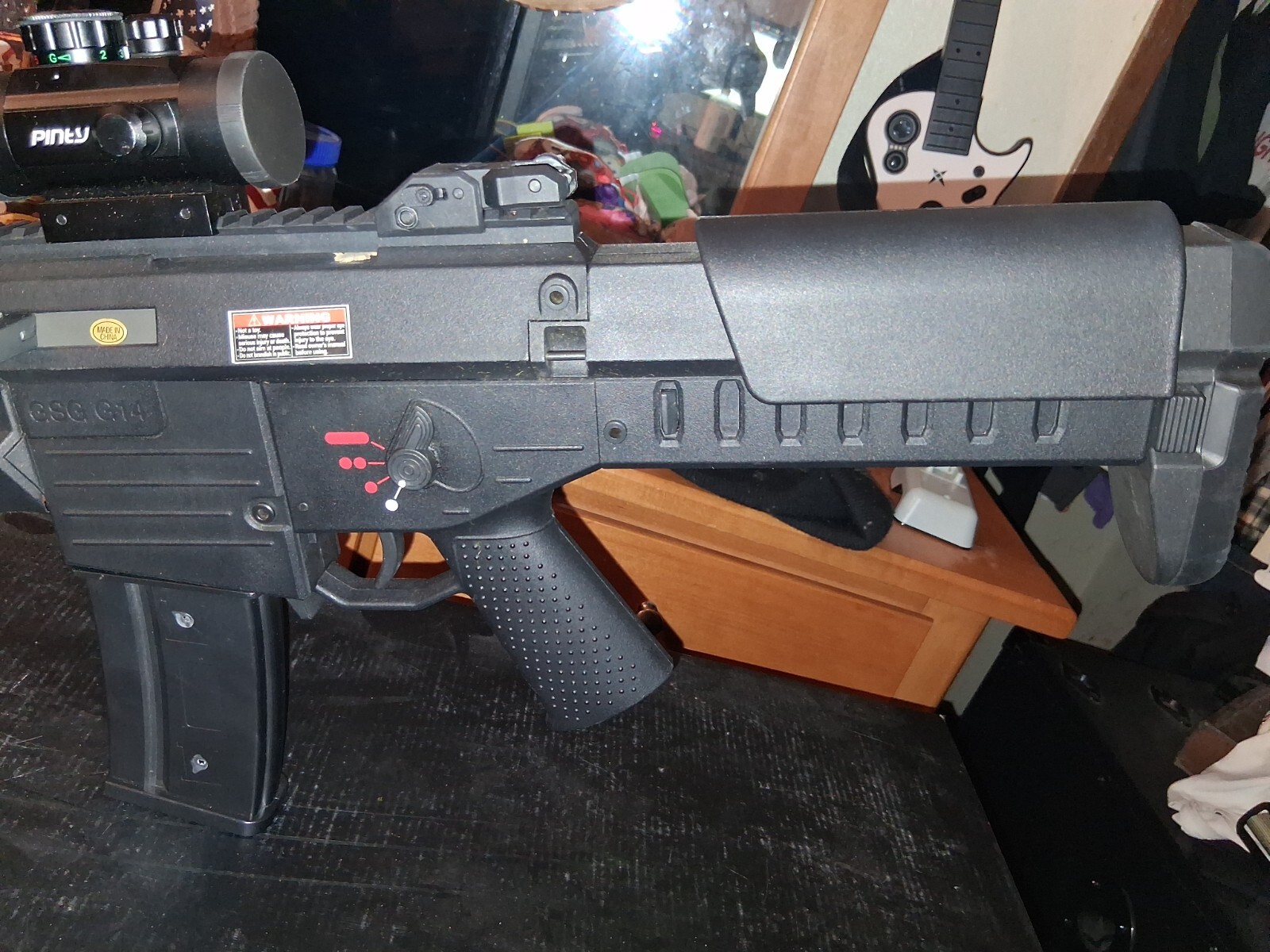 AIRSOFT GSG G14 with extra mags and red dot