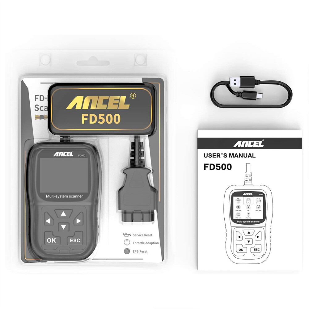 ANCEL FD500 for Ford Car All System OBD2 Scanner Diagnostic Tool EPB & Oil Reset