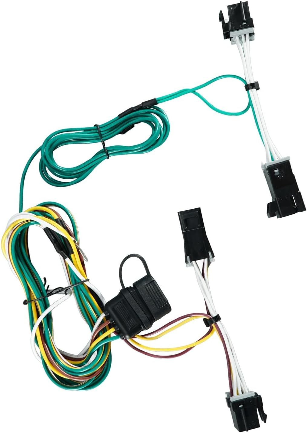 4 Pin Trailer Wiring Harness Fit for Chevy Express GMC Savana 1500 2500 3500,