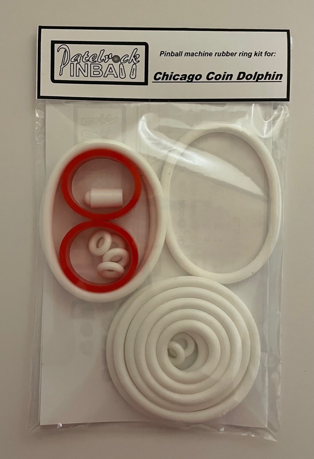 1974 Chicago Coin Dolphin Pinball Machine Rubber Ring Kit