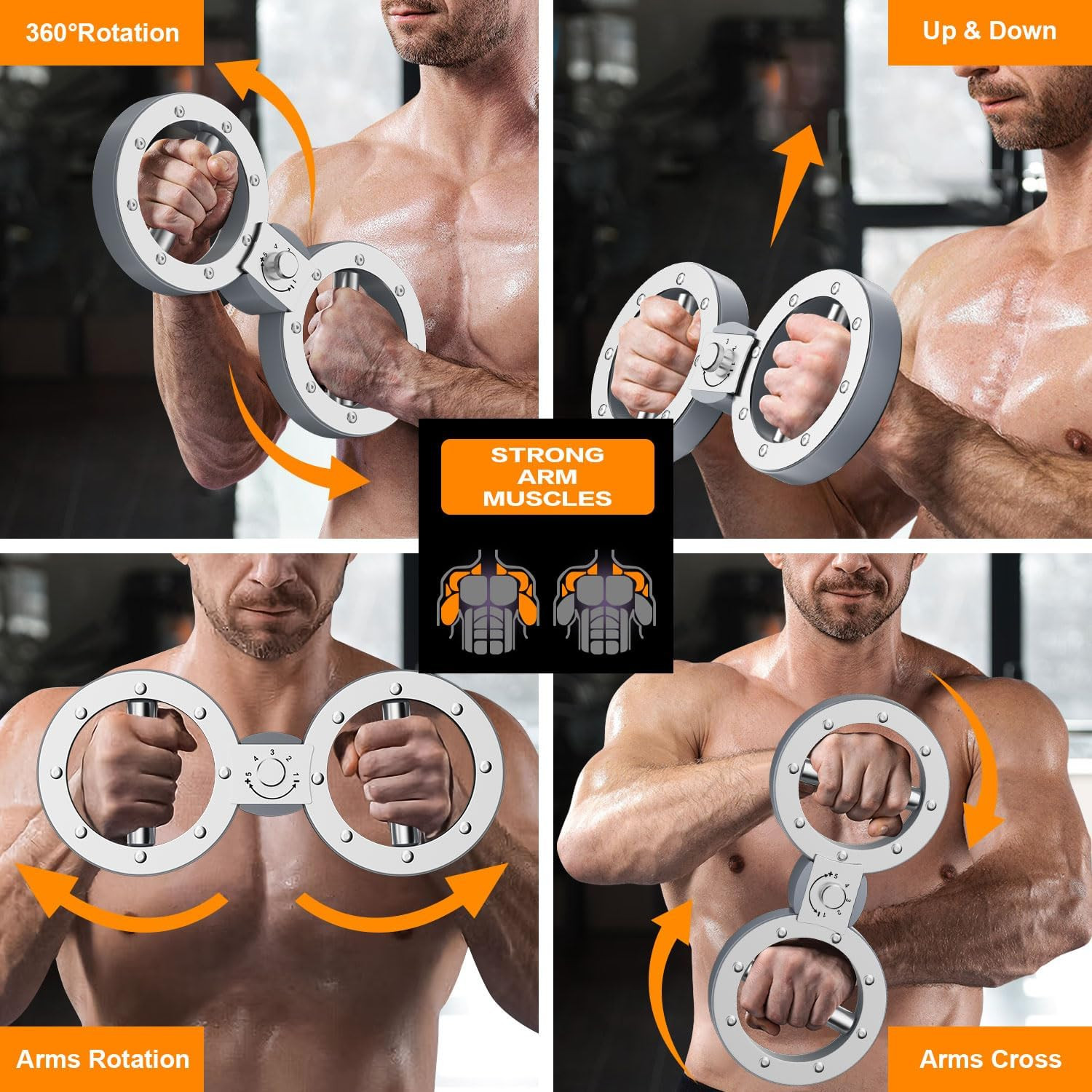Adjustable Resistance Burn Machine for Forearm Strength Training and Arm Workout