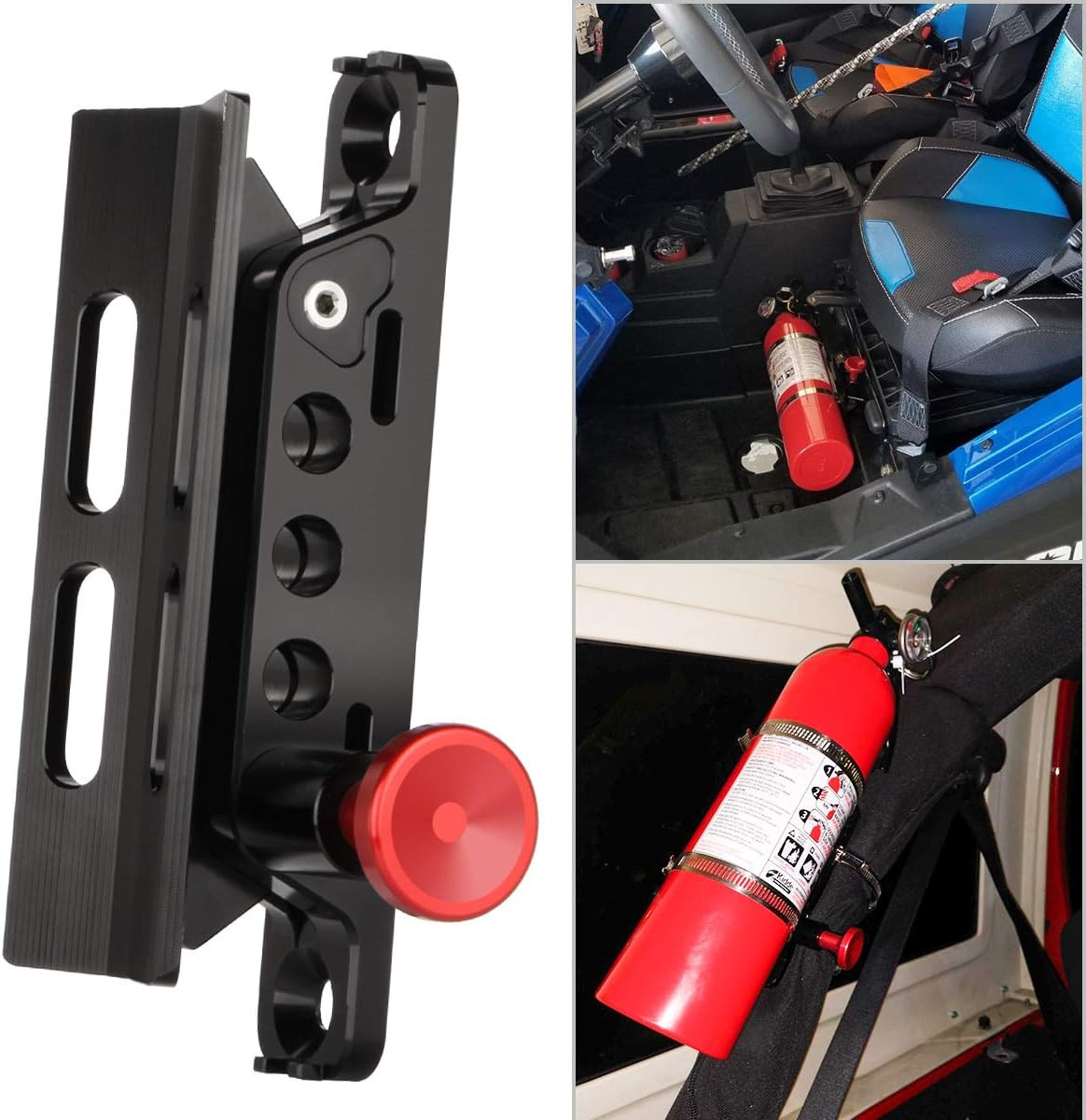 Car Fire Extinguisher Bracket Holder For Wrangler JK TJ CJ JL Polaris RZR Ranger