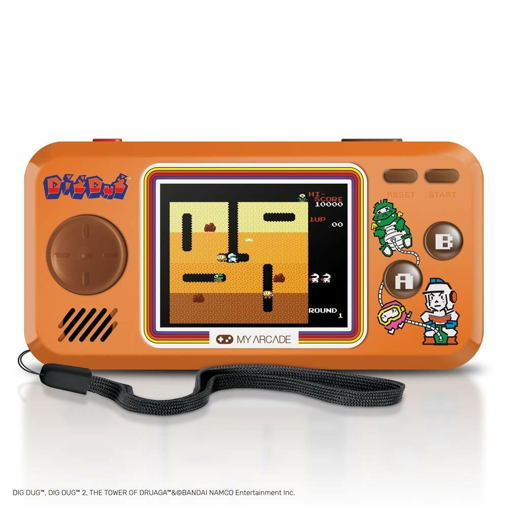 NEW dreamGEAR Pocket Player Portable 3Games Digdug,Digdug2 & The Tower of DRUAGA