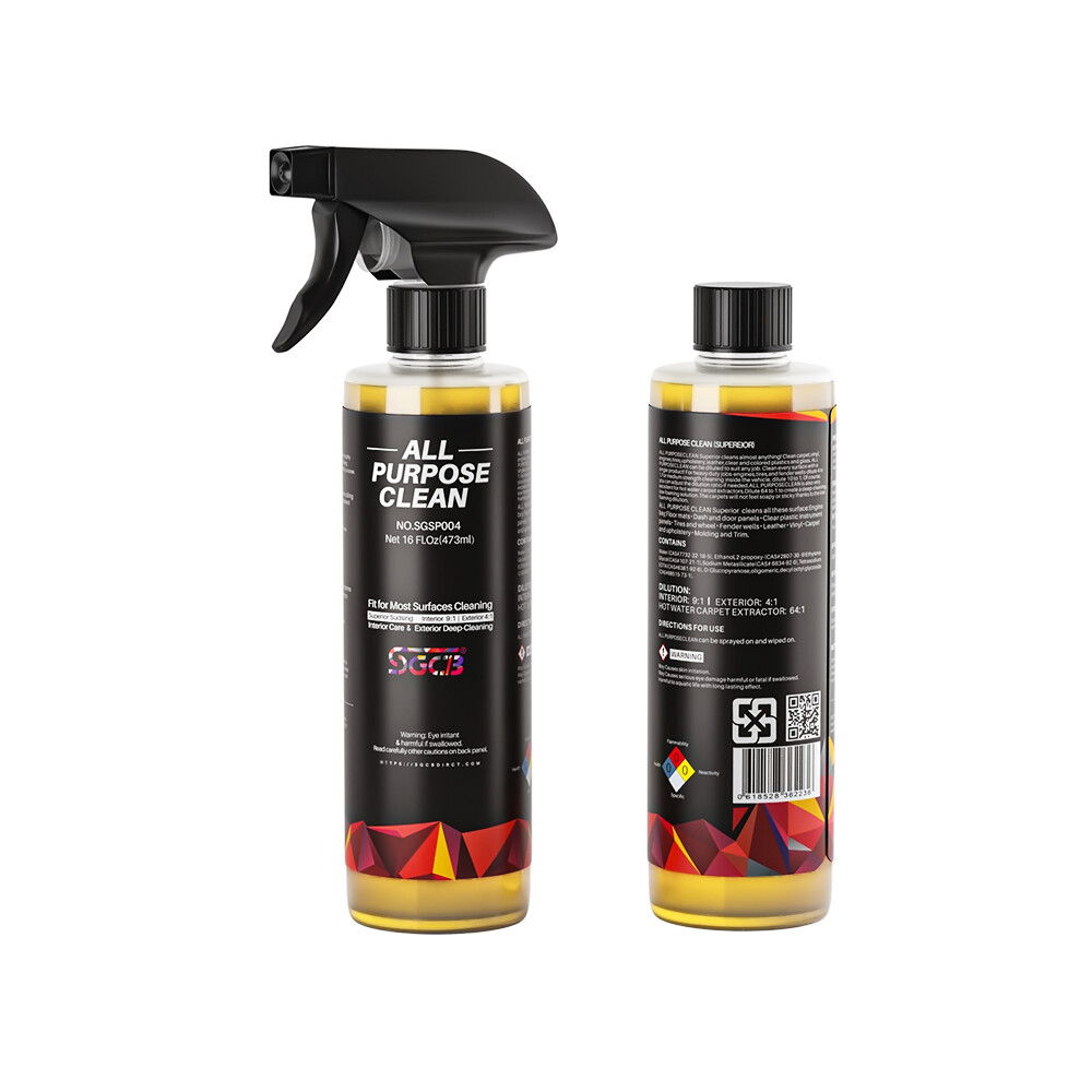 SGCB 16oz Car All Purpose Clean, Pro  Autocare Cleaner Car Multi-Purpose Cleaner