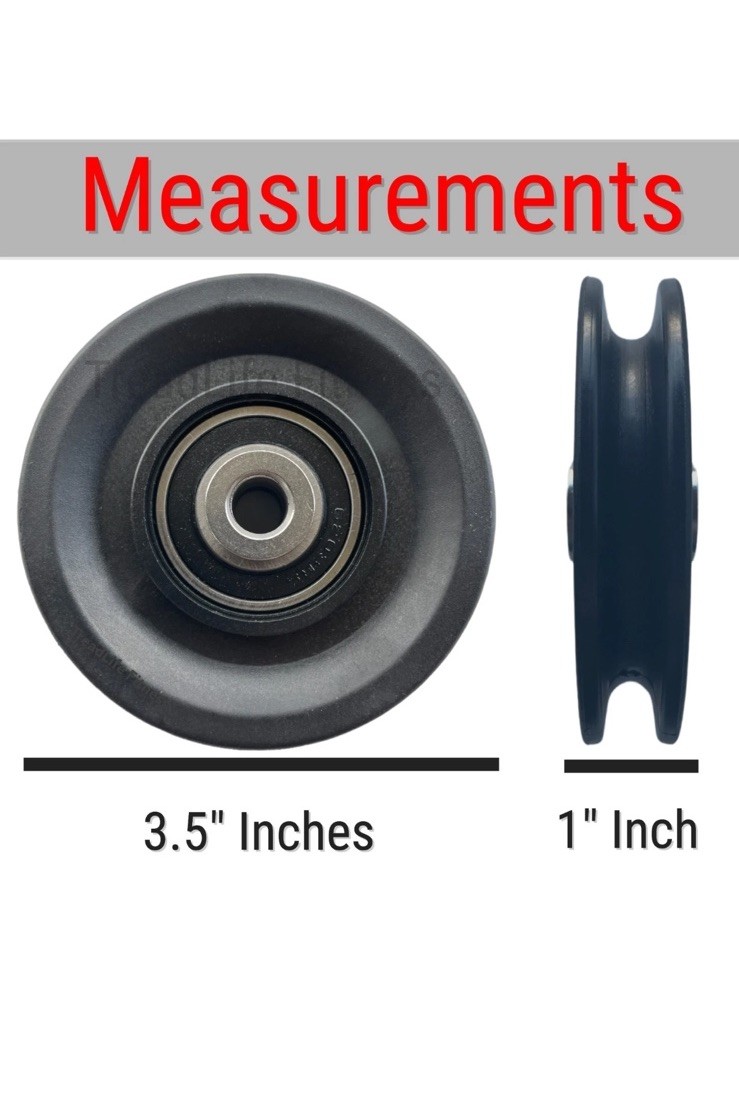 Home Gym Replacement  Pulley w/Bearings - Weider - Marcy - Pully - Cable Machine