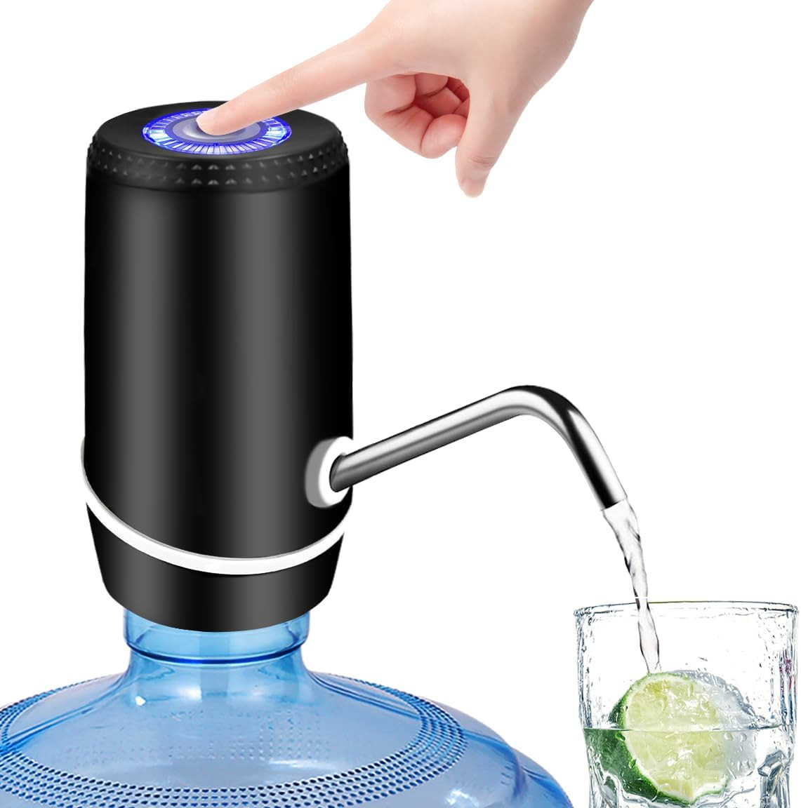 Water Dispenser for 5 Gallon Bottle, Electric Water Pump for 5 Gallon Jug with S